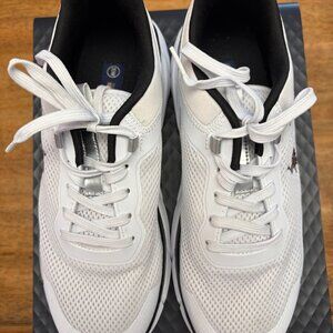 US Polo Assn Women’s Sneaker Shoe Size 10W White/Black